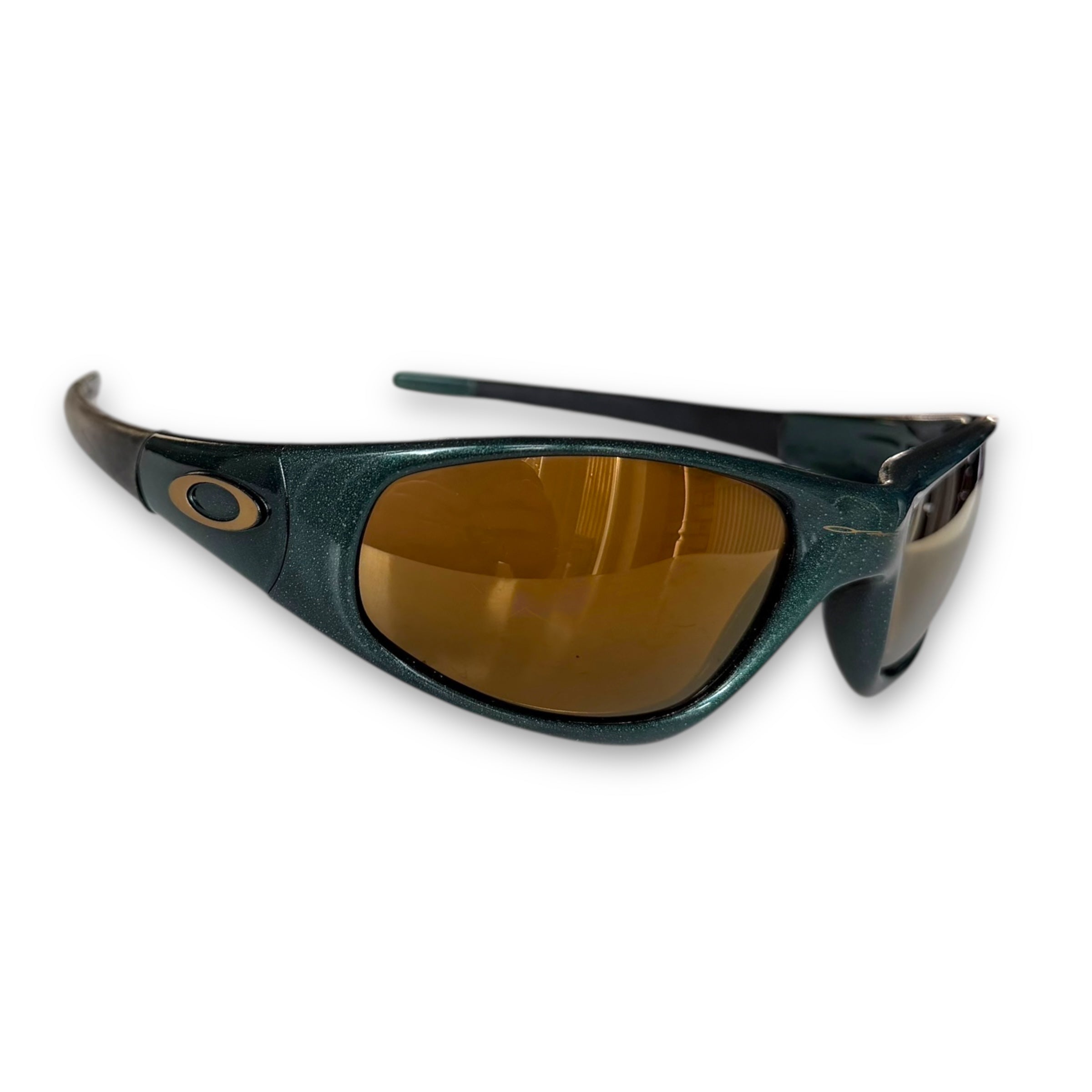 【たっくん‼️】OAKLEY Straight Jacket 復刻モデル Oakley OG Straight Jacket Emerald/Gold Iridium - 1996 – 300700
