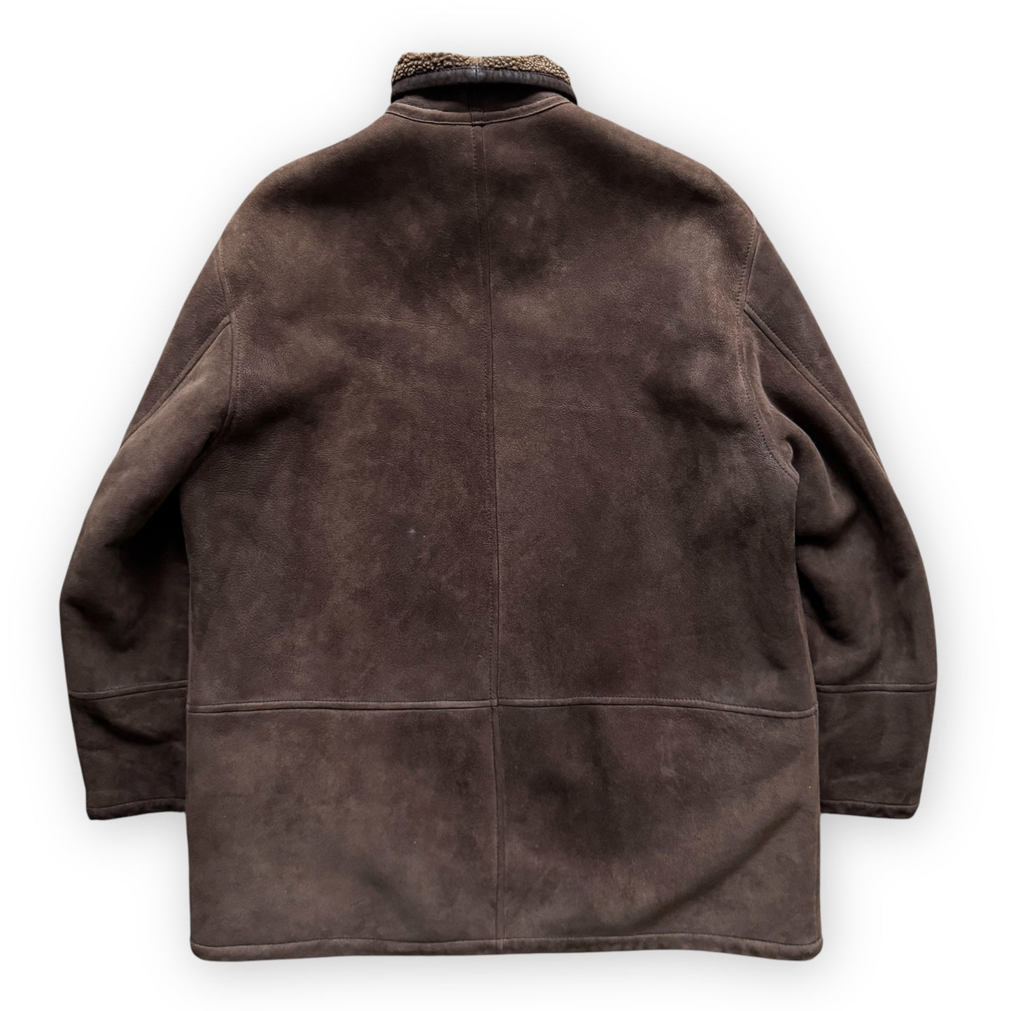 Giorgio Armani Suede Shearling Jacket - 1990s