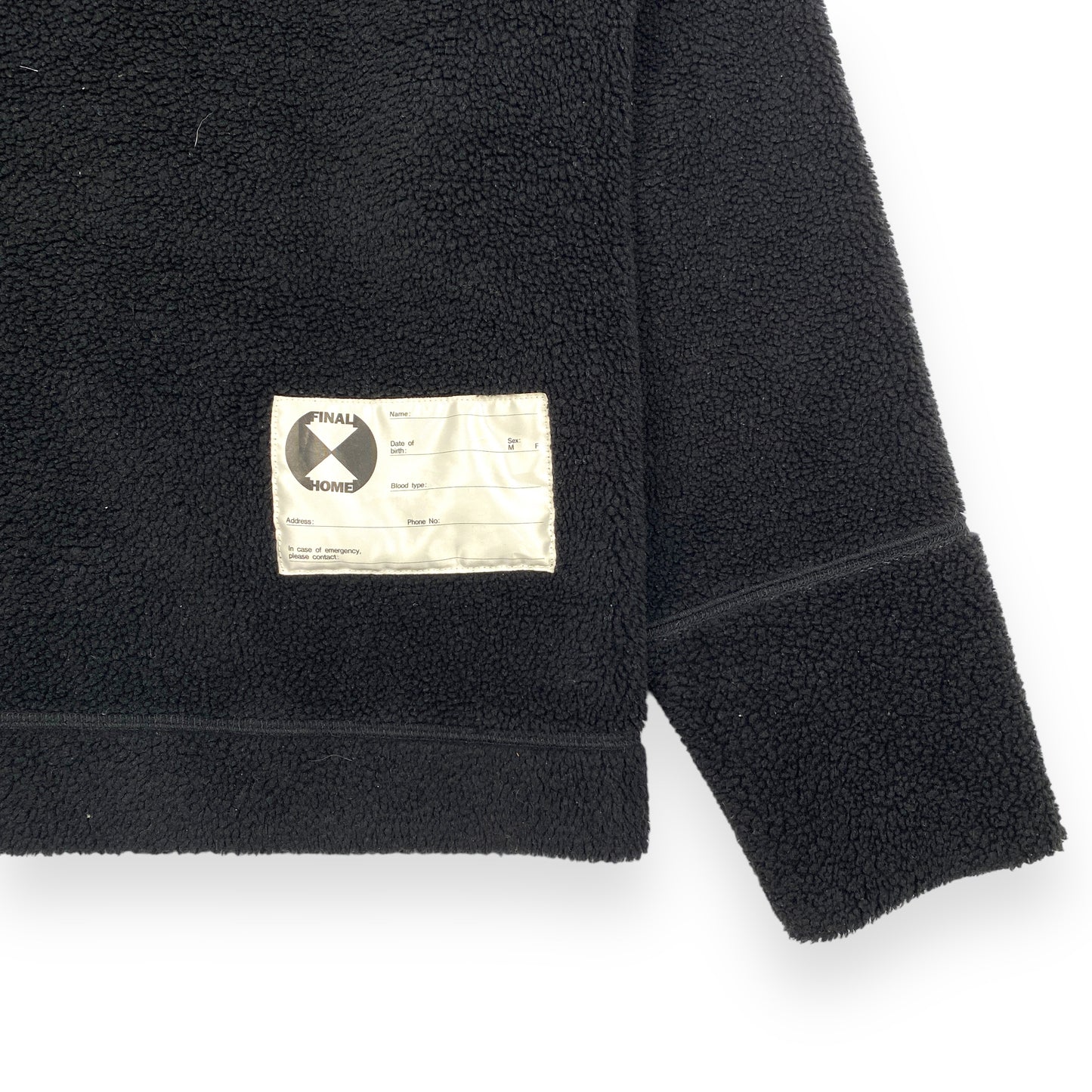 Final Home Asymmetrical Eye-Hole Fleece Full-Zip