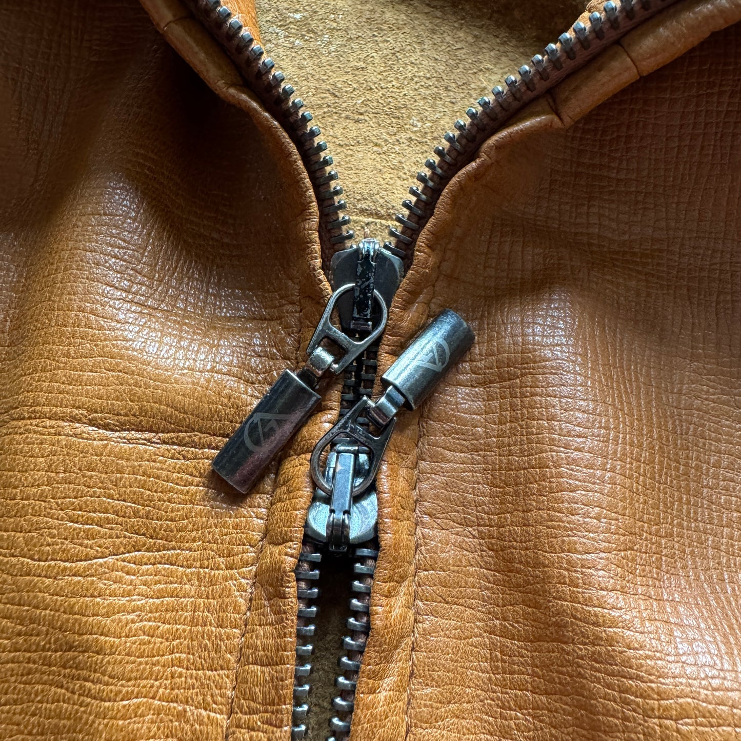 Giorgio Armani Lambskin Soft Leather Jacket