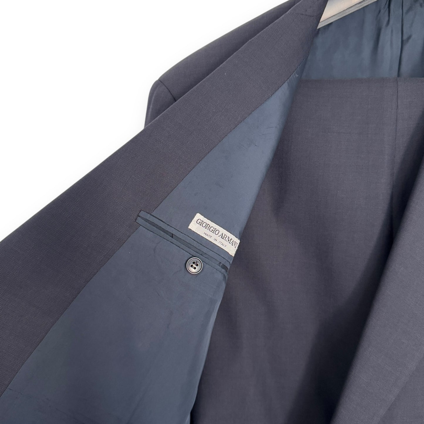 Giorgio Armani 3-Button Double-Breasted Power Suit - 1980s