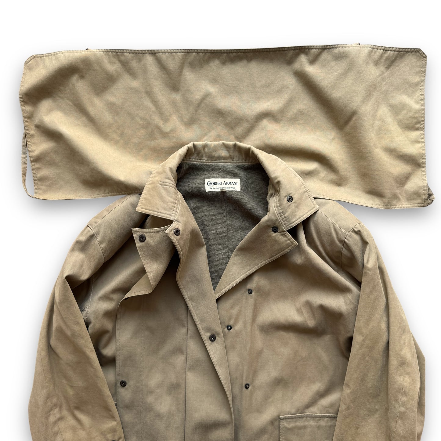 Giorgio Armani Military Long Coat - 1970s