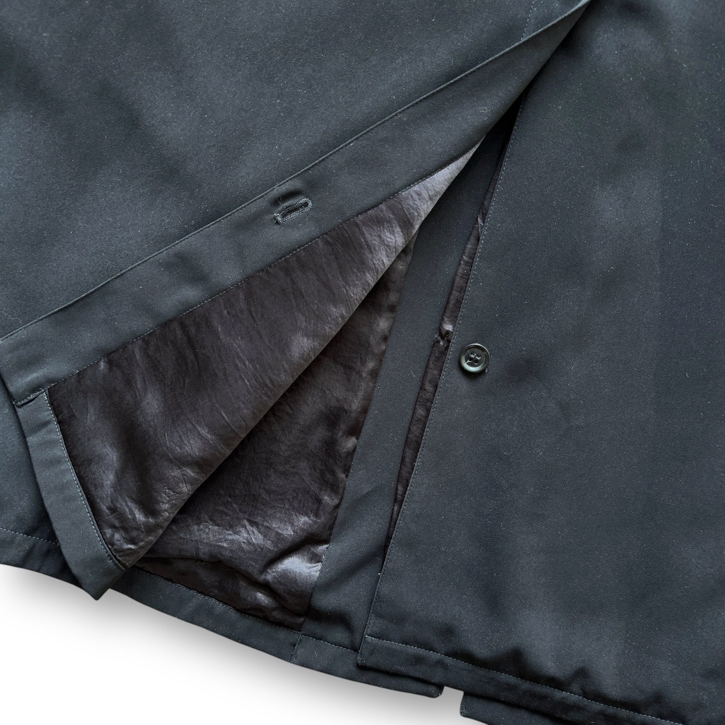 Giorgio Armani Black Label Long Overcoat