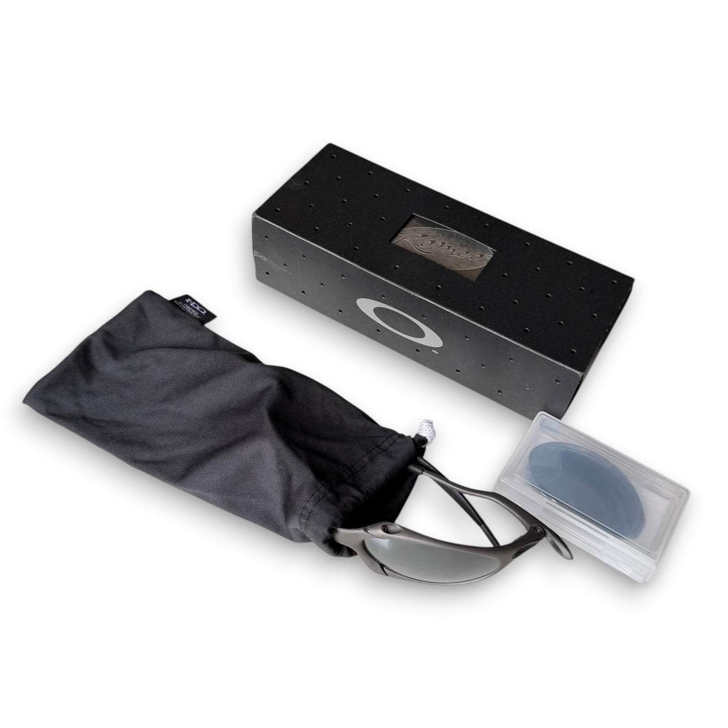 Oakley X-Metal Romeo Black Iridium - Box & Coin