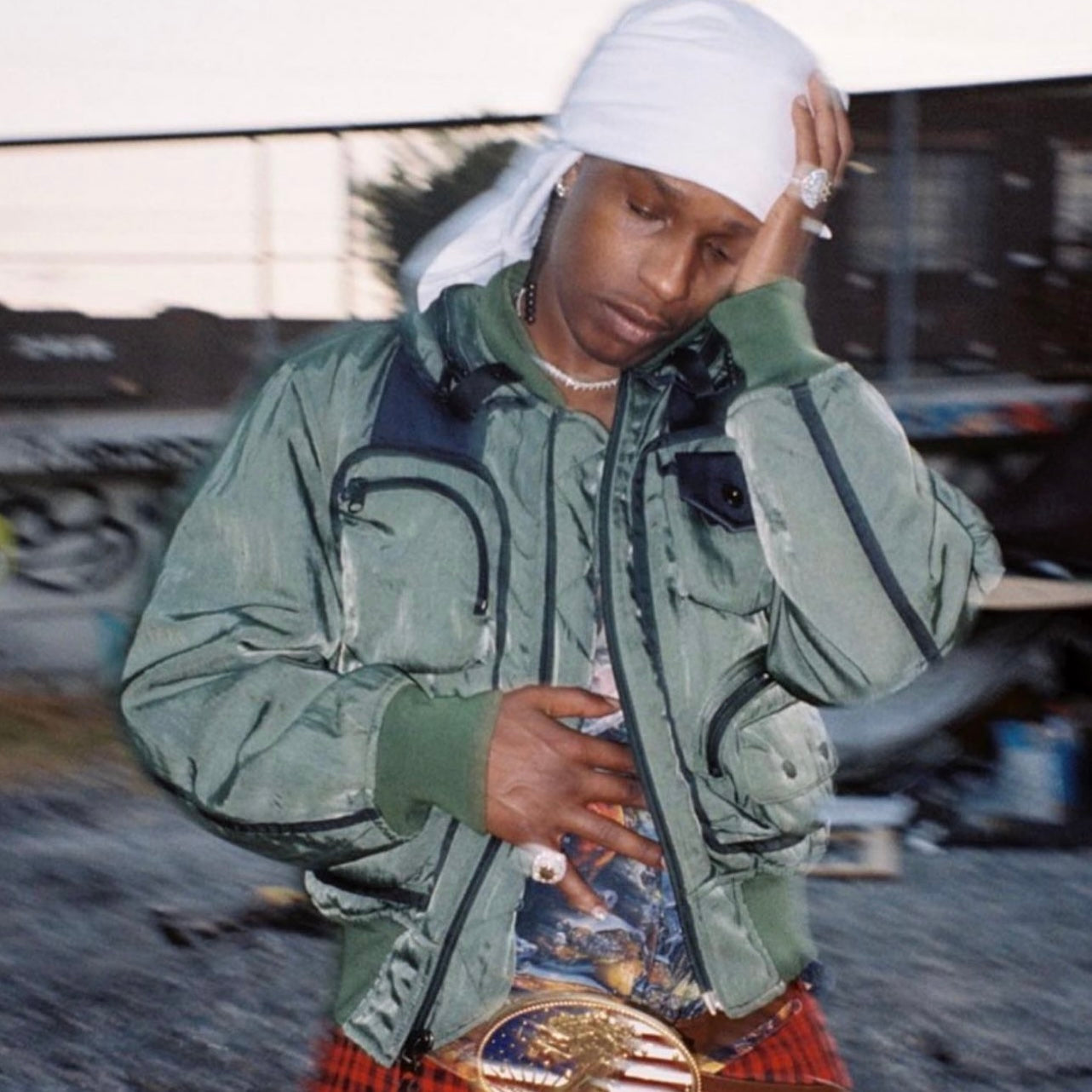 1996 Issey Miyake Parachute Cargo Bomber