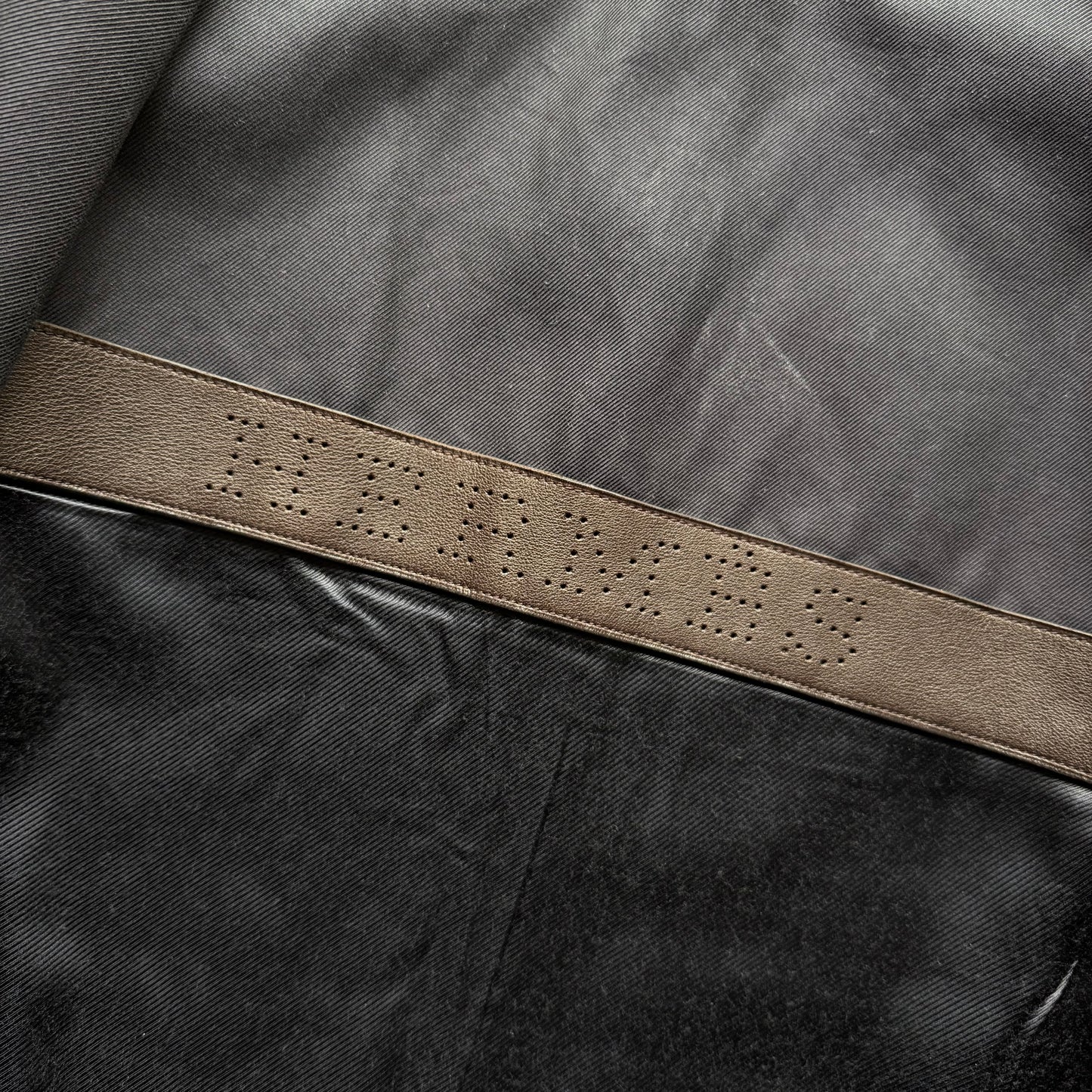 Hermès Canvas Bomber With Leather Detailing