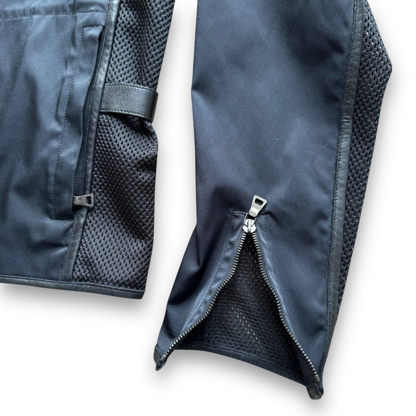Prada Sport Mesh Panelled Moto Jacket