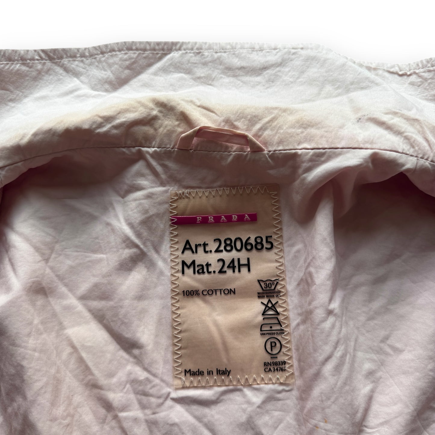 Prada Sport Pink Cargo Jacket