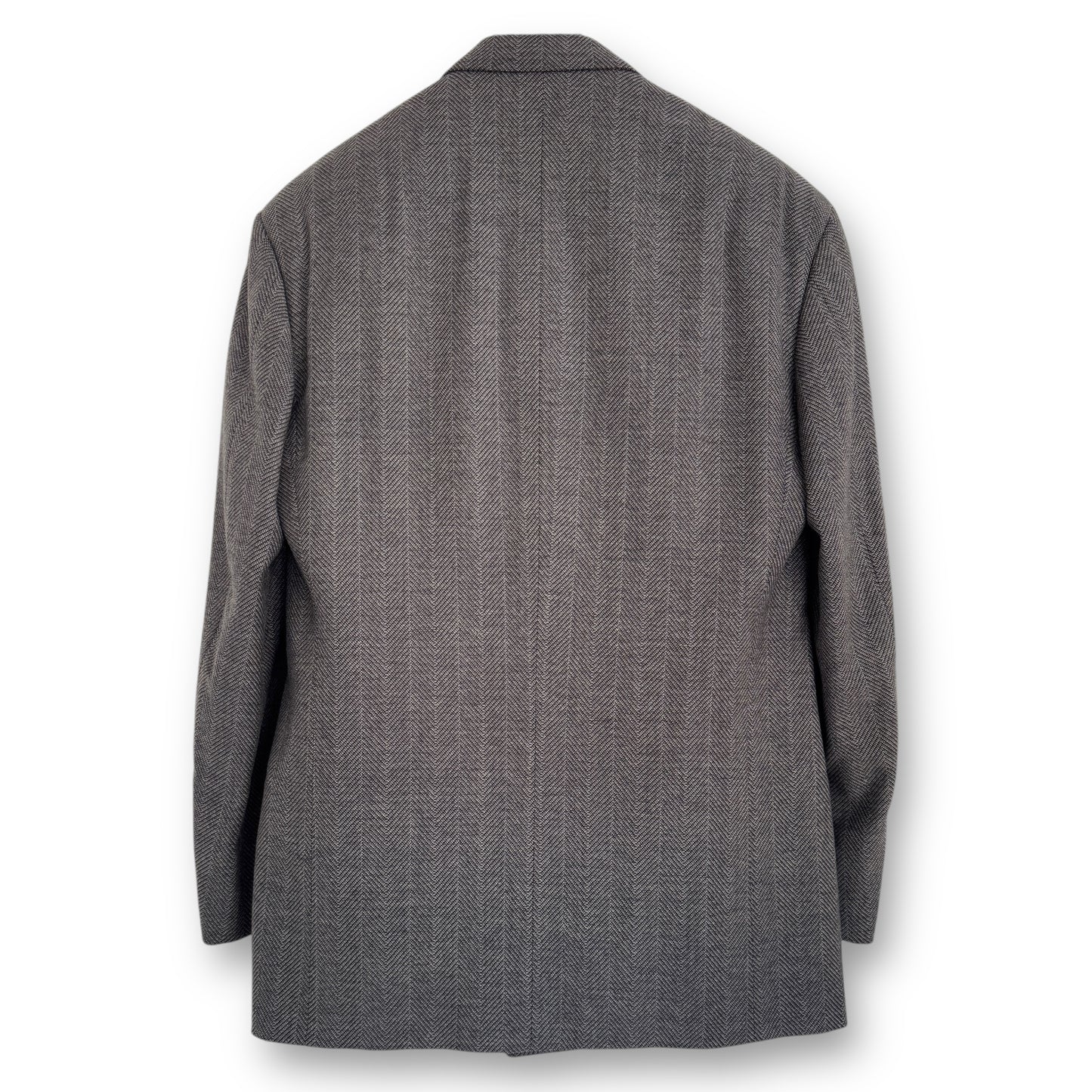 Giorgio Armani Herringbone 3-Button Double-Breasted Power Suit - 1980s