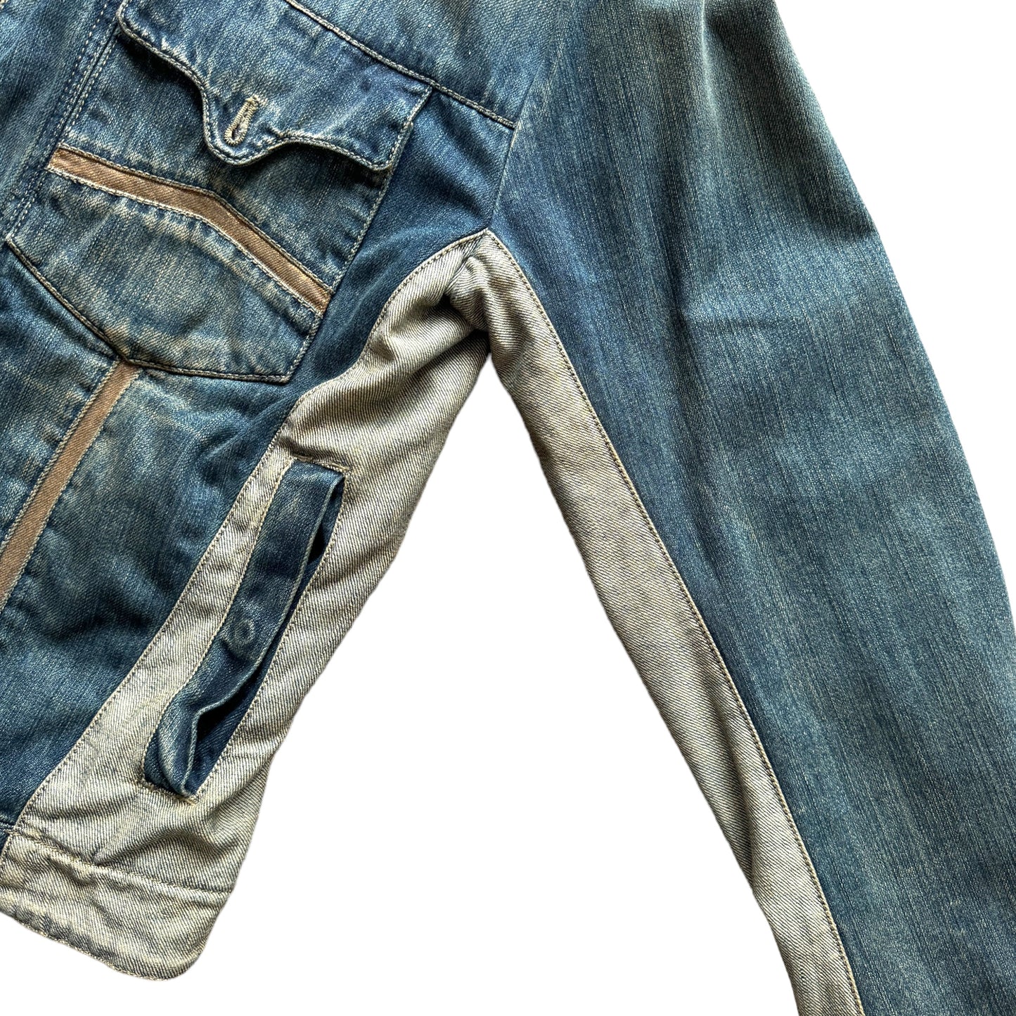 Emporio Armani Denim Biker Jacket