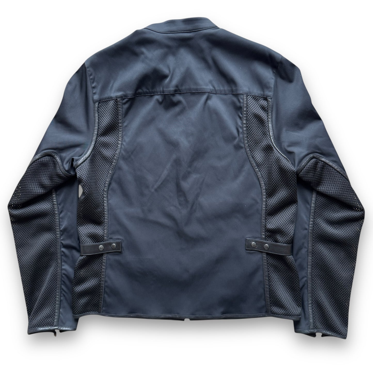 Prada Sport Mesh Panelled Moto Jacket