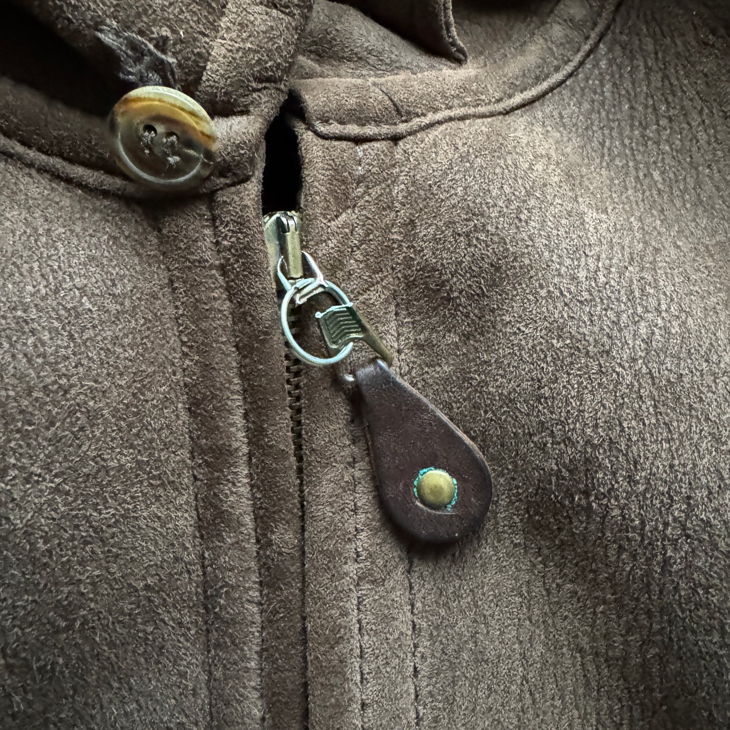 Giorgio Armani Suede Shearling Jacket - 1990s