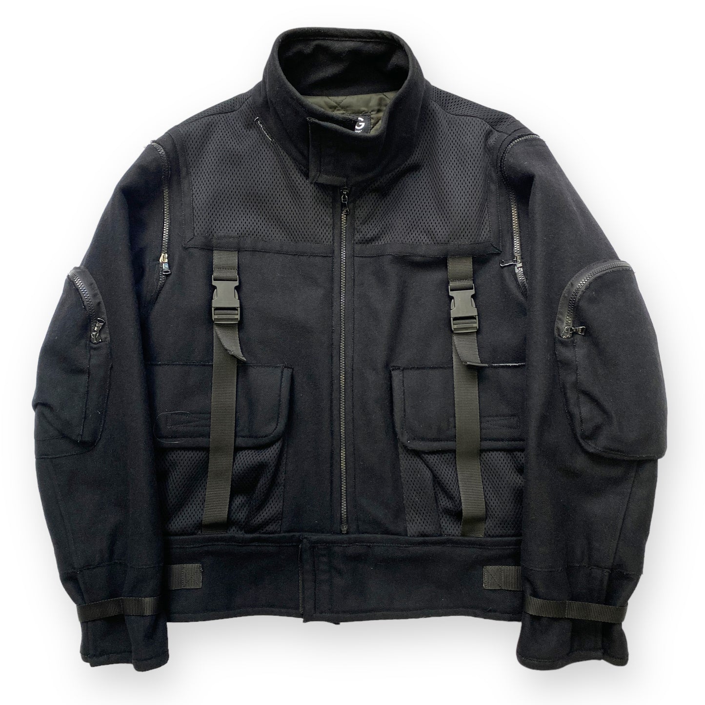 Dolce & Gabbana Convertible Wool Cargo Jacket