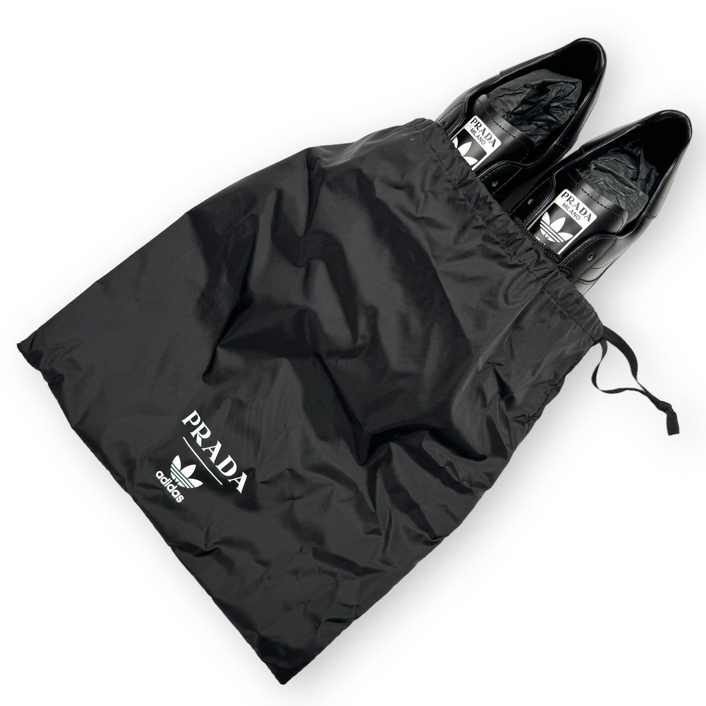 Prada x Adidas Superstar Black Leather