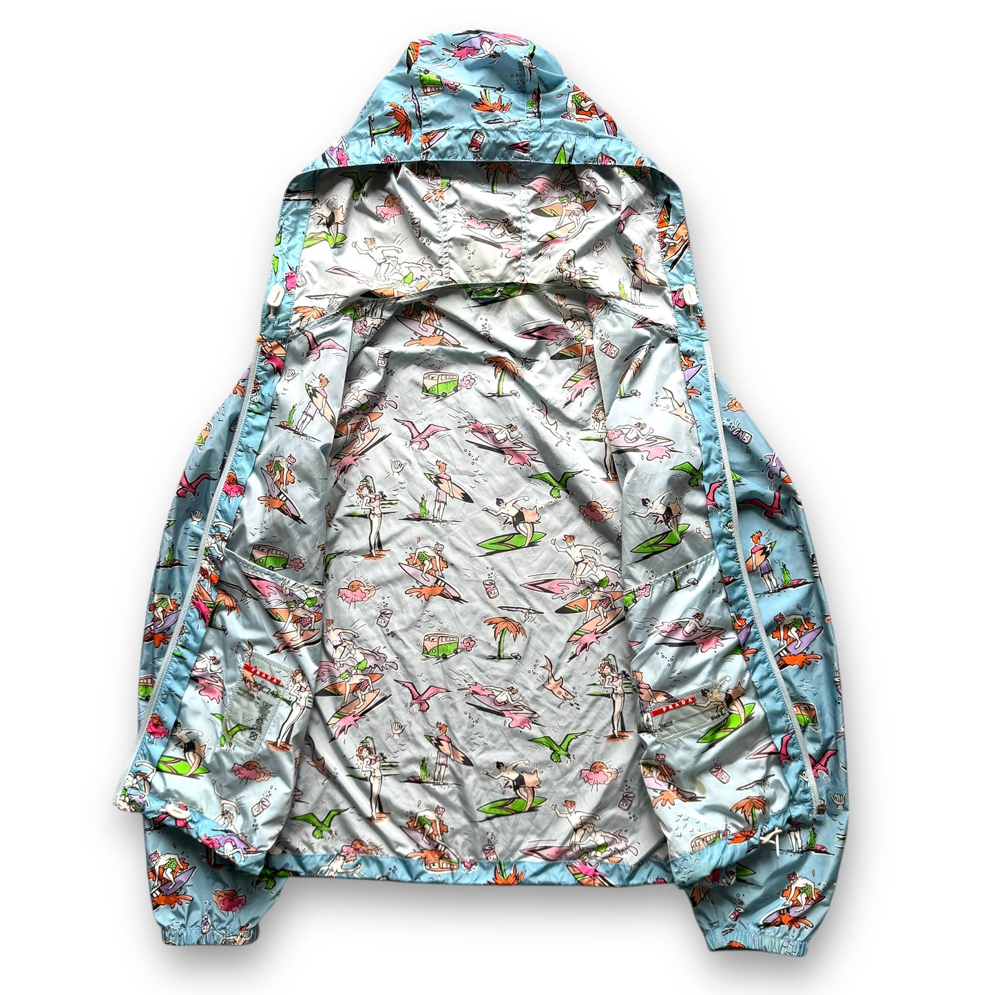 Prada Sport Summer Holiday Artwork Nylon Windbreaker - 2011