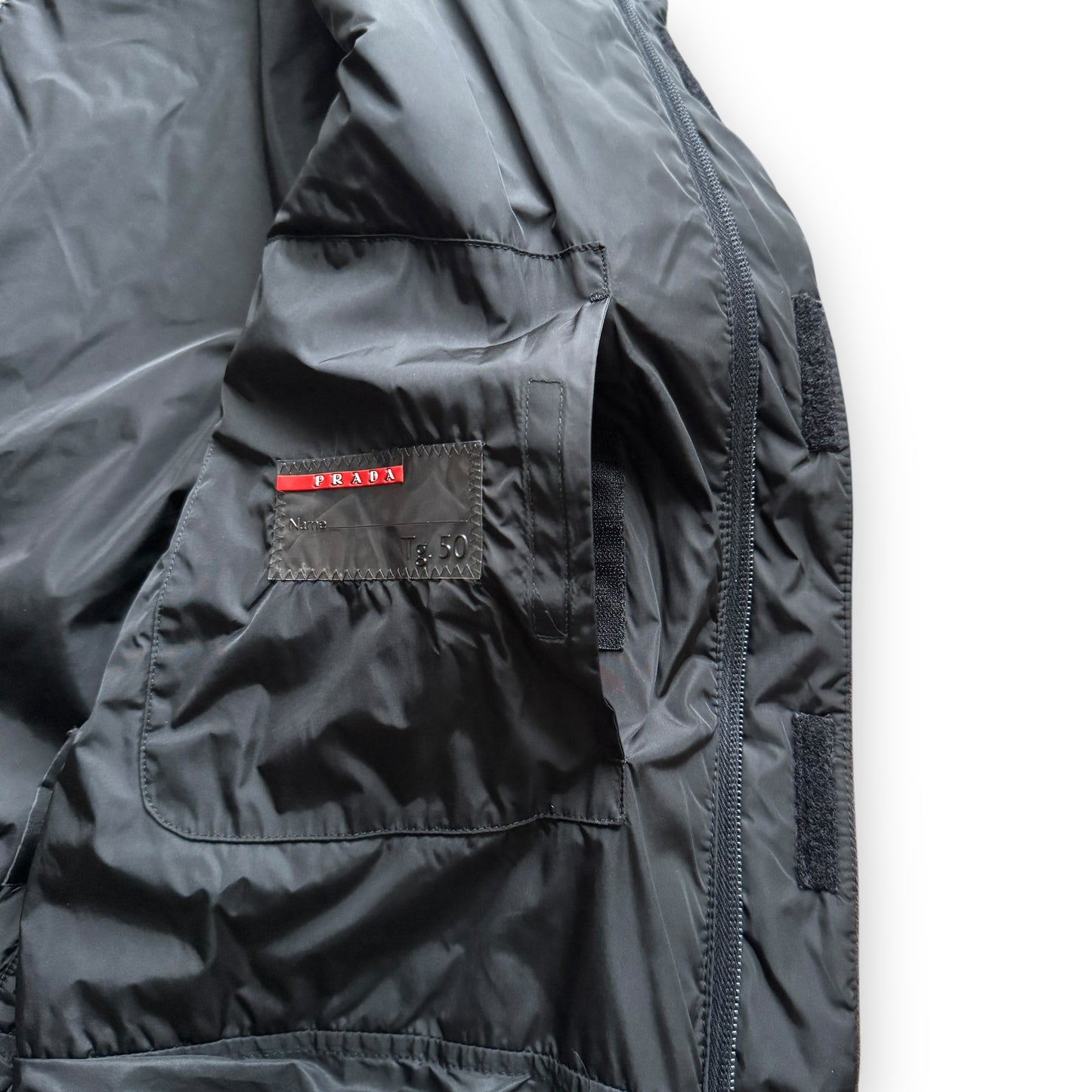 Prada Sport Hooded Wool Long Coat - F/W2000