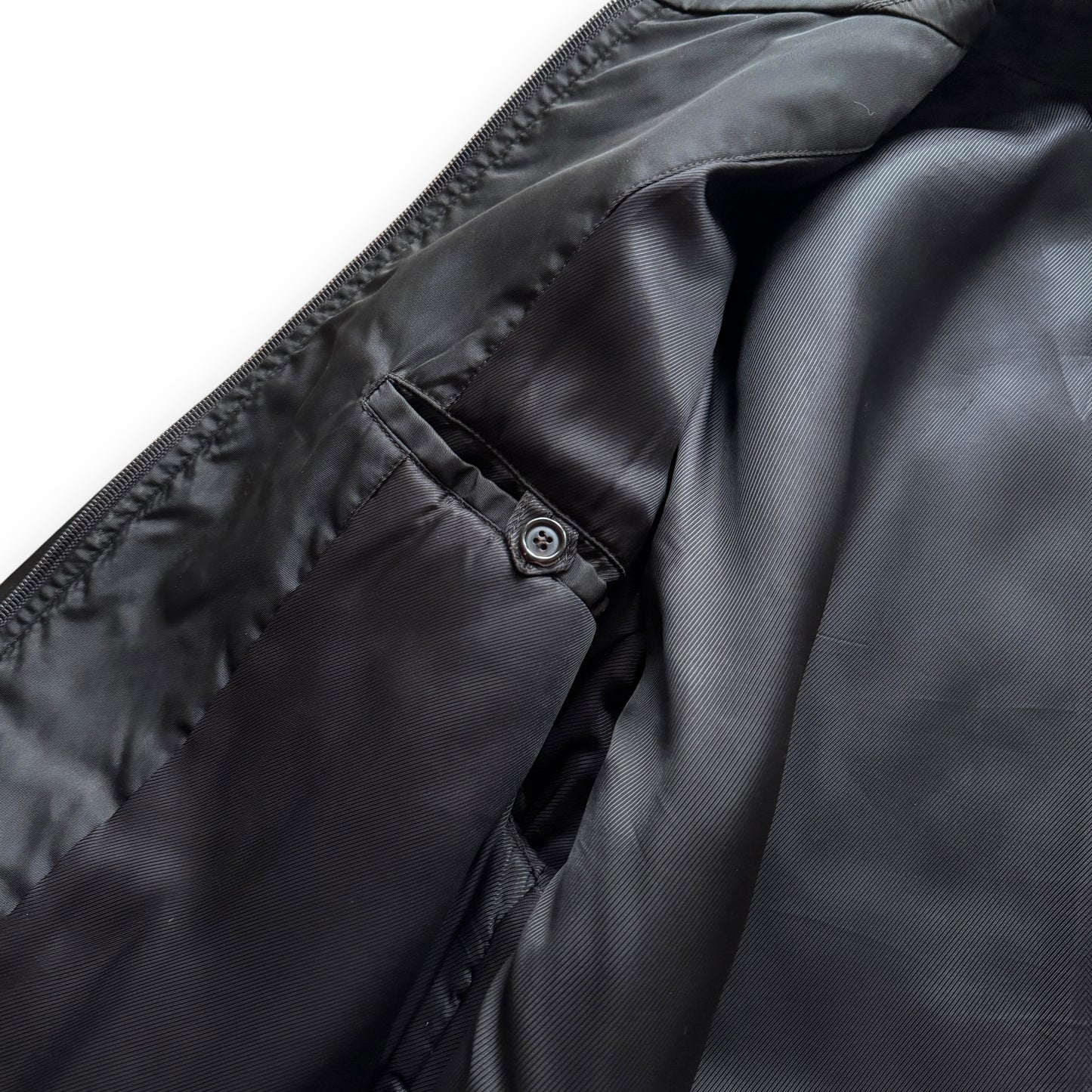Prada Mainline Padded Double-Pocket Bomber Jacket - F/W1996