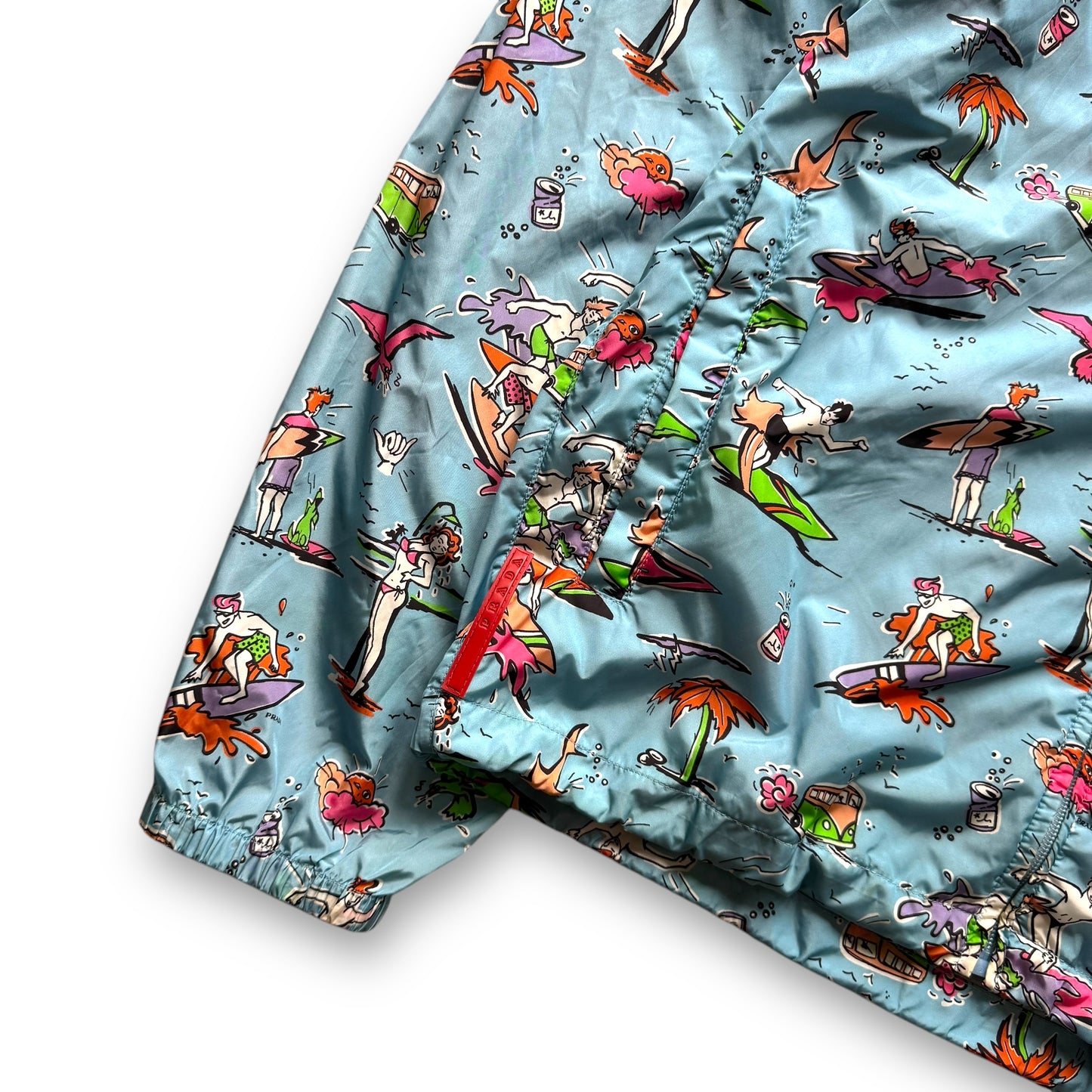 Prada Sport Summer Holiday Artwork Nylon Windbreaker - 2011