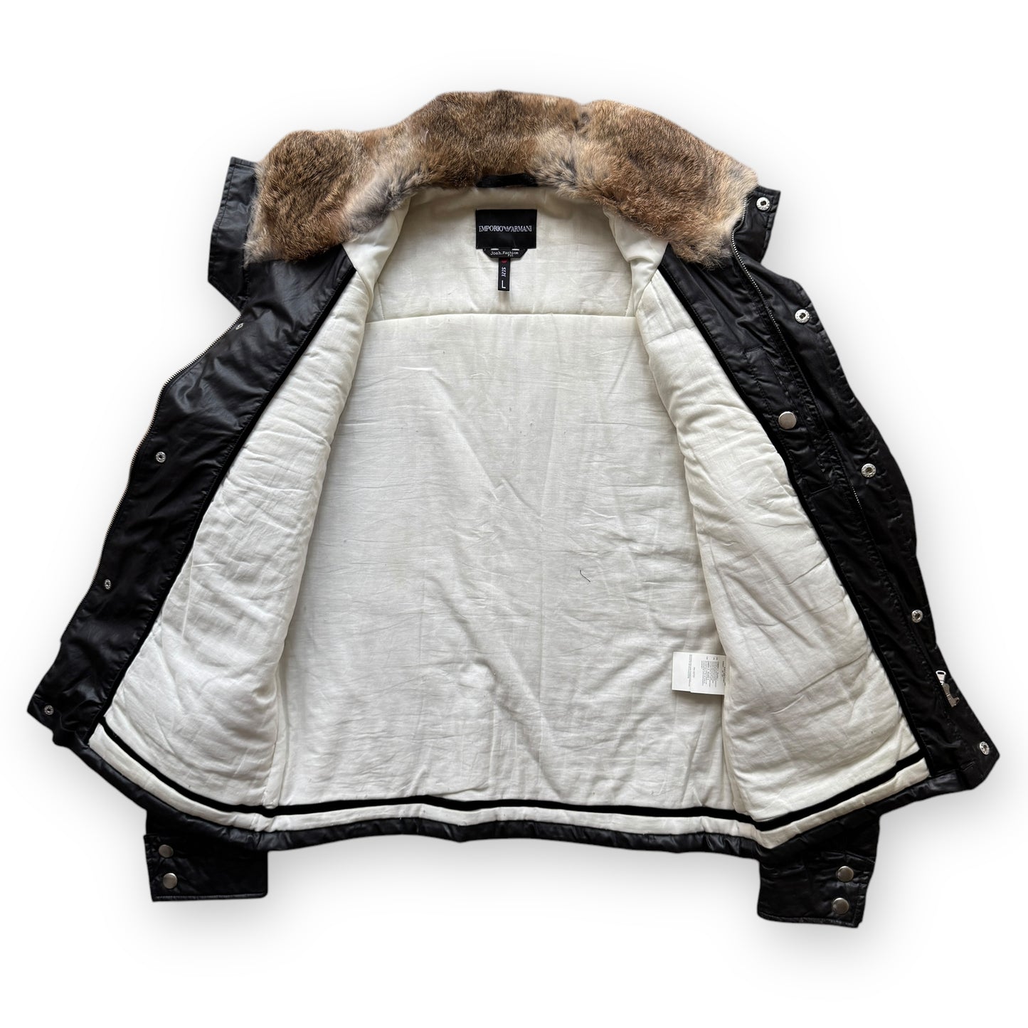 Emporio Armani Fur-Collar Moto Parka