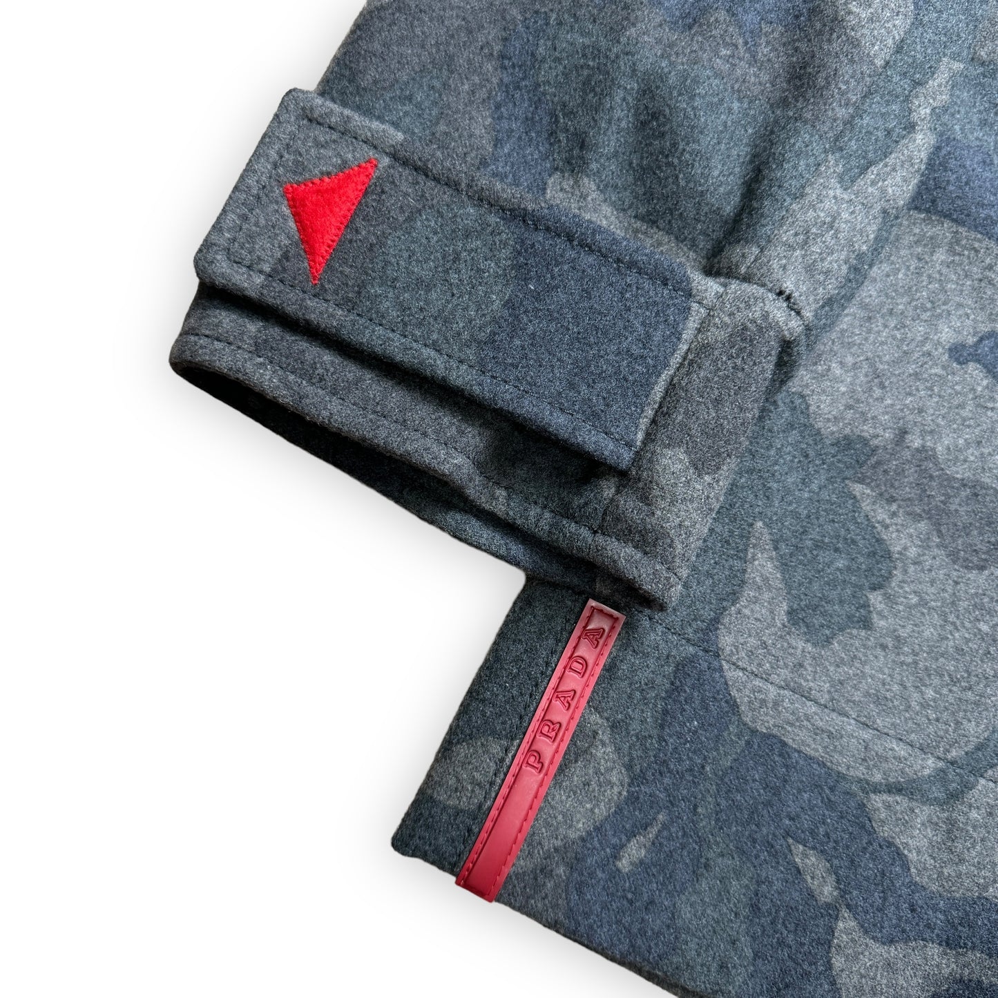 Prada Sport Camo Wool Overshirt
