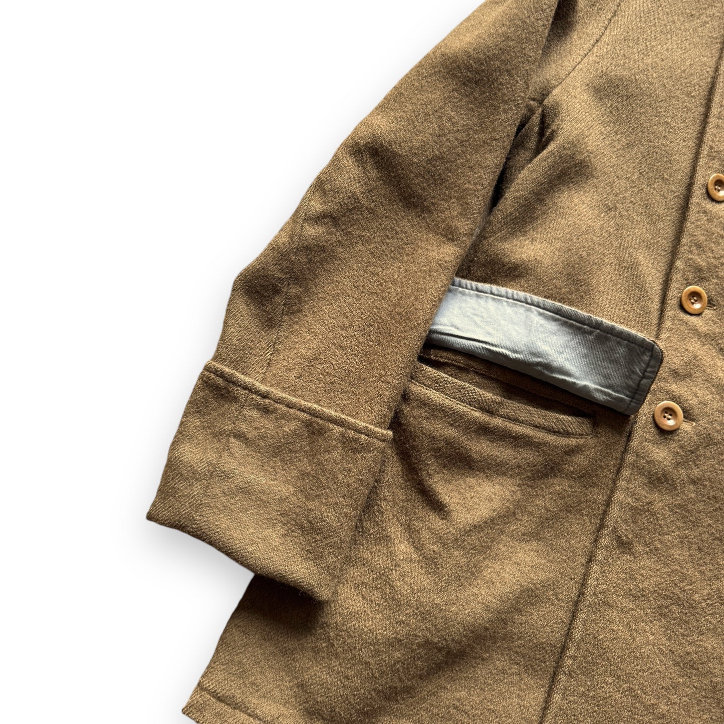 Miu Miu Mens Double Breasted Long Barn Jacket
