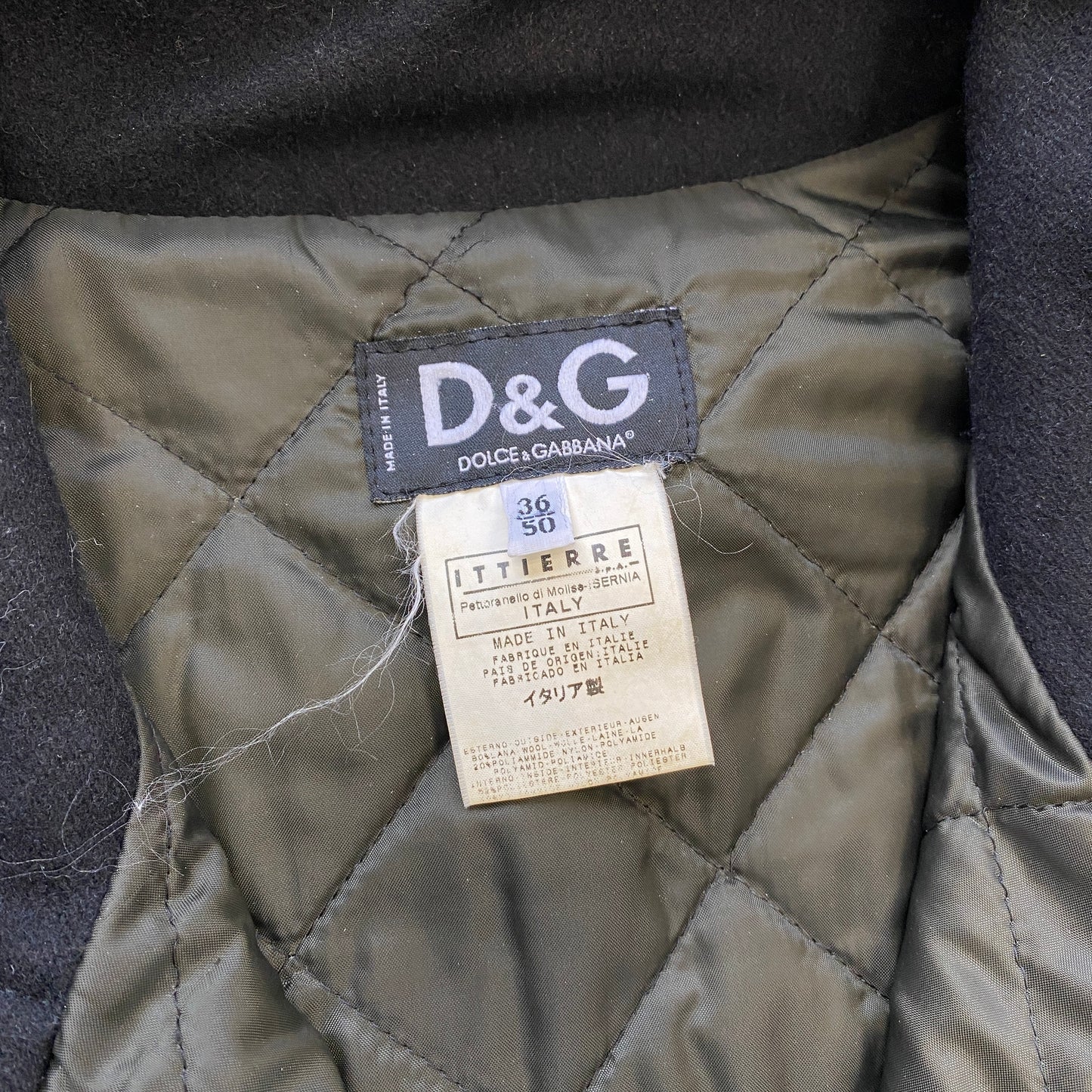 Dolce & Gabbana Convertible Wool Cargo Jacket