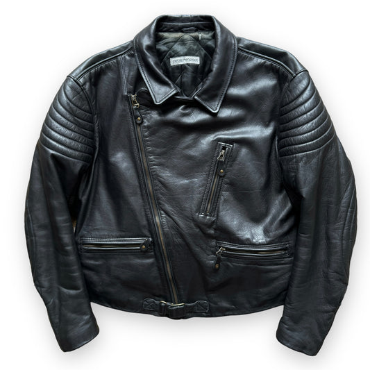 Emporio Armani Leather Biker Jacket - 1980s