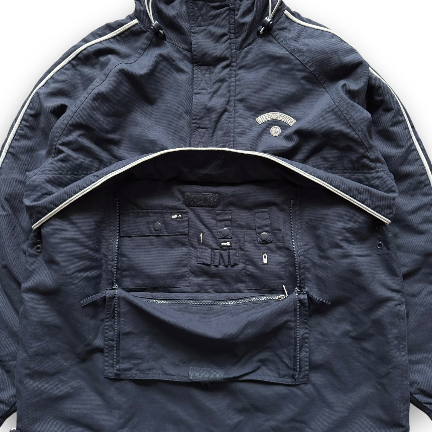 Le Coq Sportif Stealth Pocket Hoodie - Black