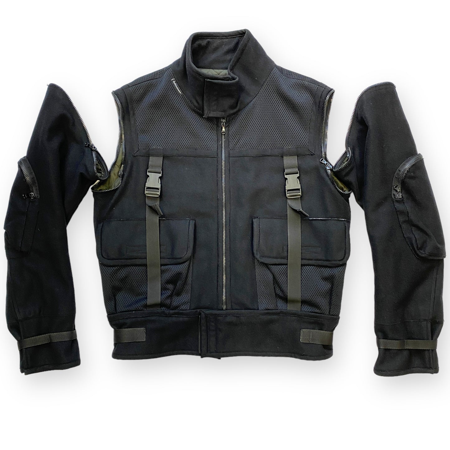 Dolce & Gabbana Convertible Wool Cargo Jacket