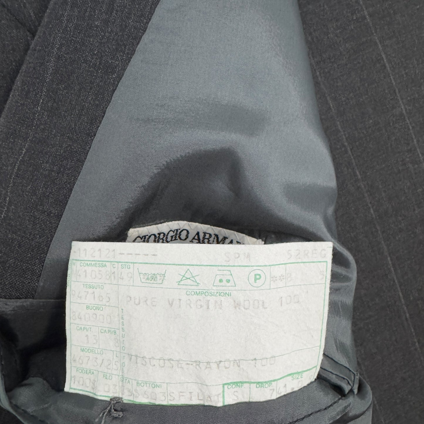 Giorgio Armani Double-Breasted Pinstripe Power Suit - 1980s