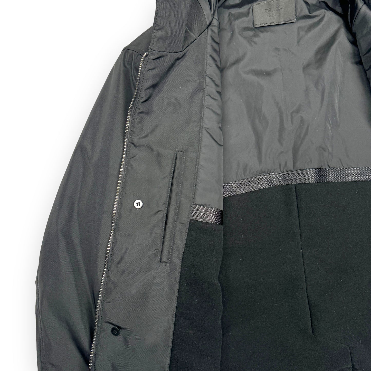 Prada Mainline Signature Nylon Parka