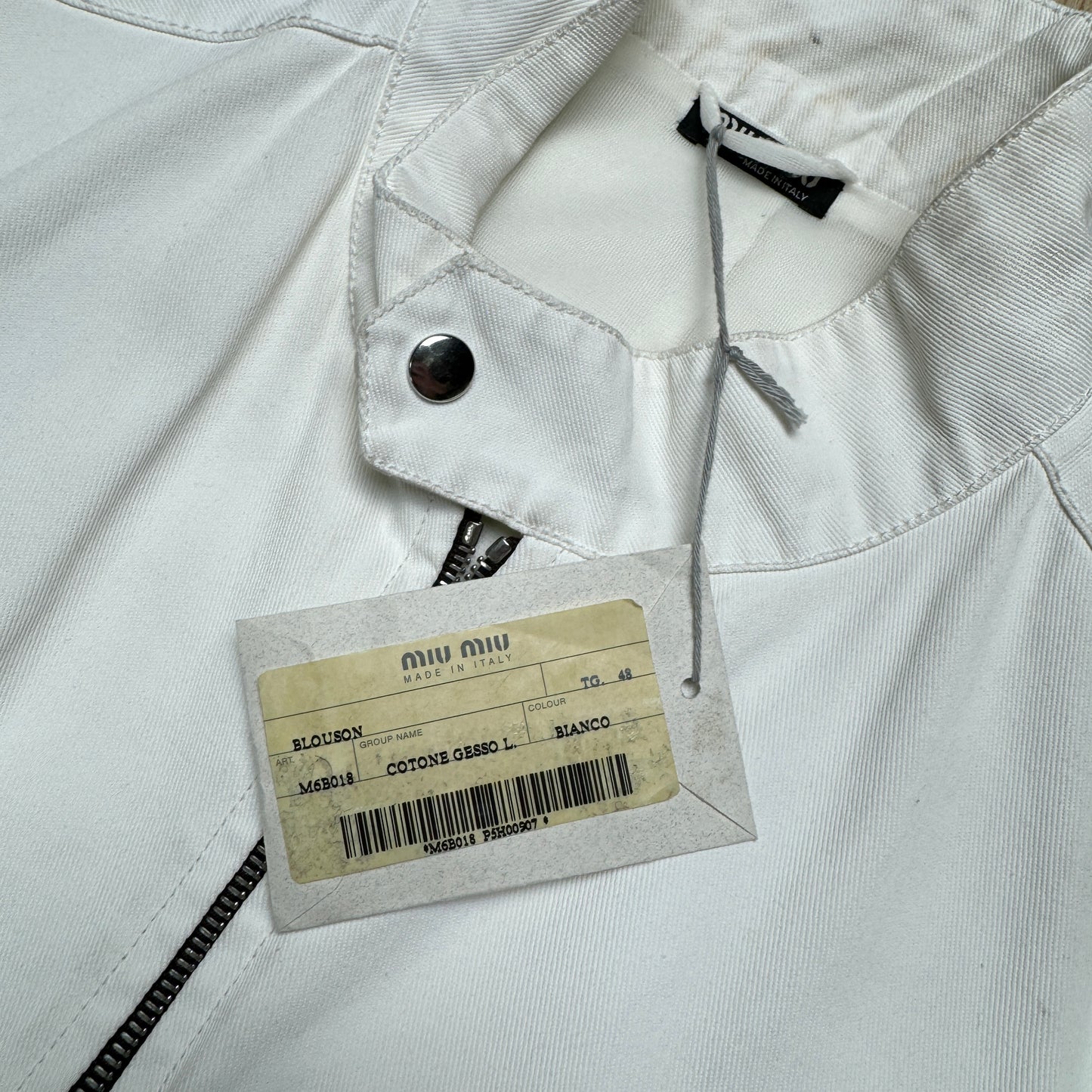 2000s Miu Miu White Jacket