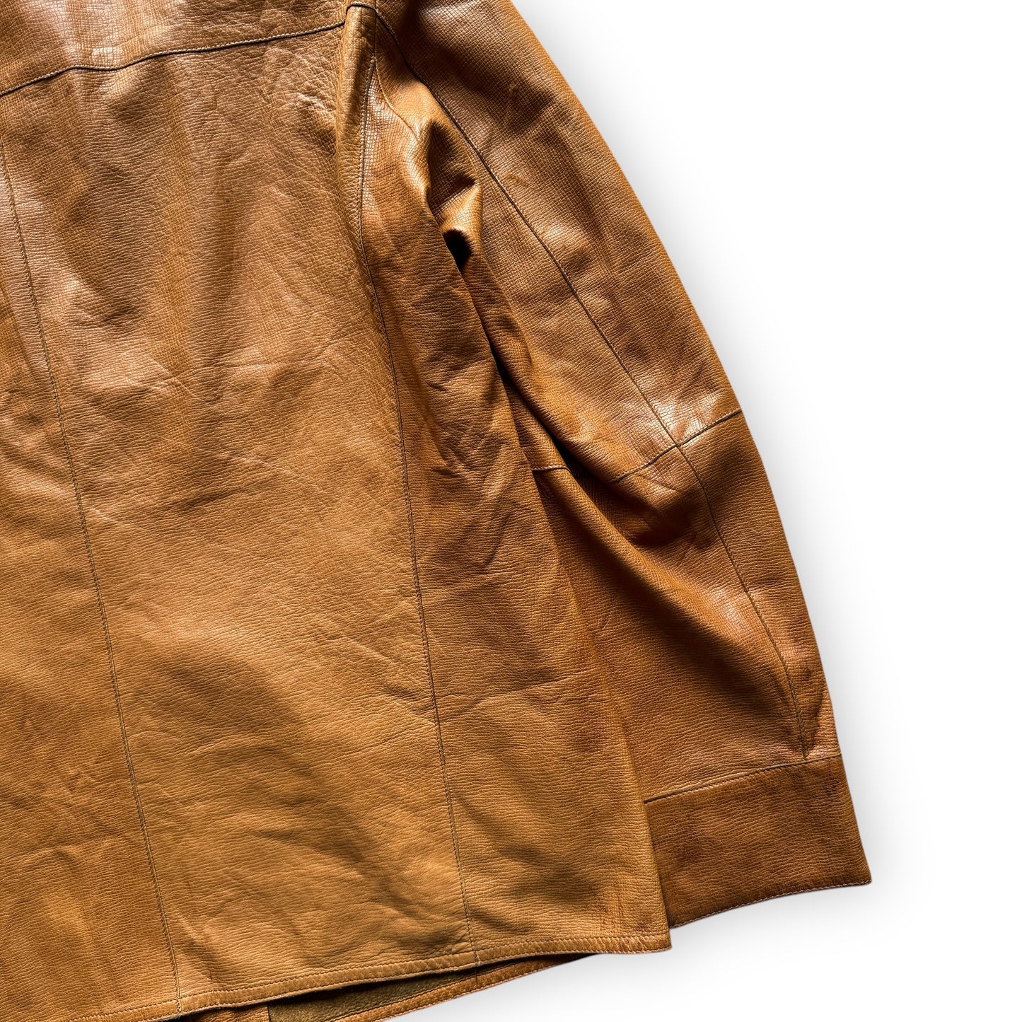 Giorgio Armani Lambskin Soft Leather Jacket