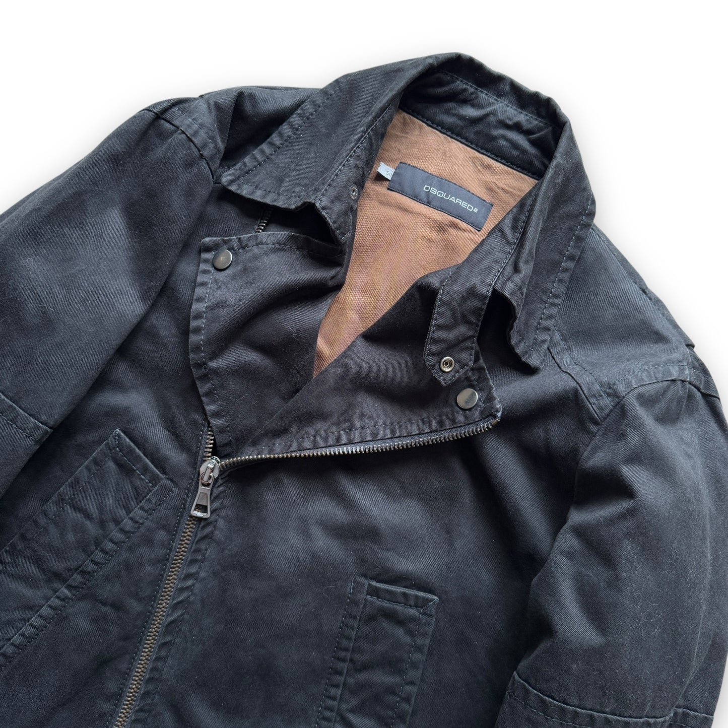 DSquared2 Asymmetrical Moto Jacket - F/W2003 Runway