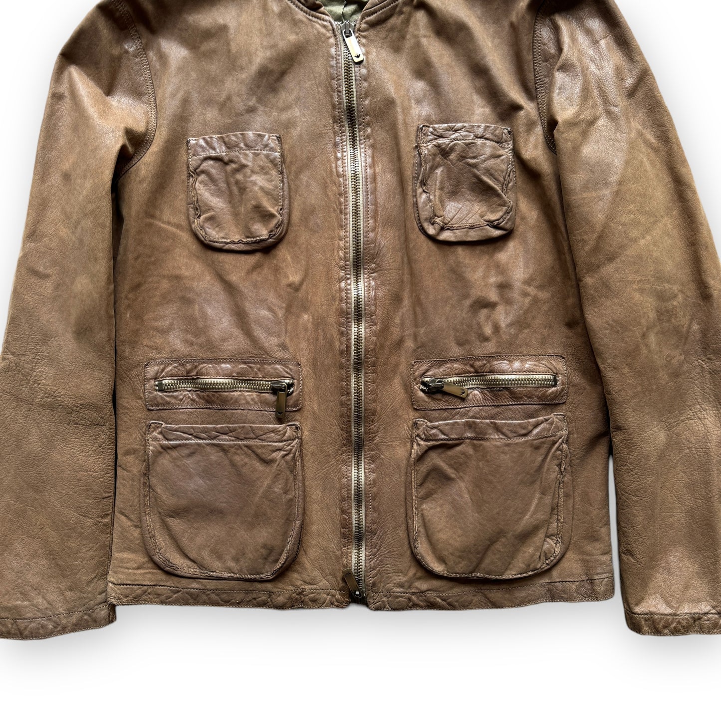 Emporio Armani Multi-Pocket Leather Jacket - 2005