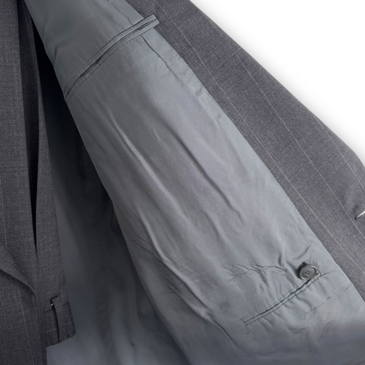 Giorgio Armani Double-Breasted Pinstripe Power Suit - 1980s