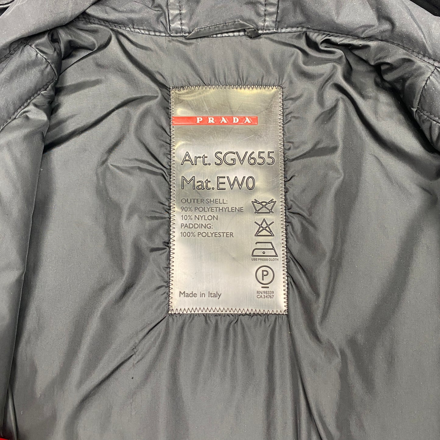 Prada Sport Belted Nylon Jacket