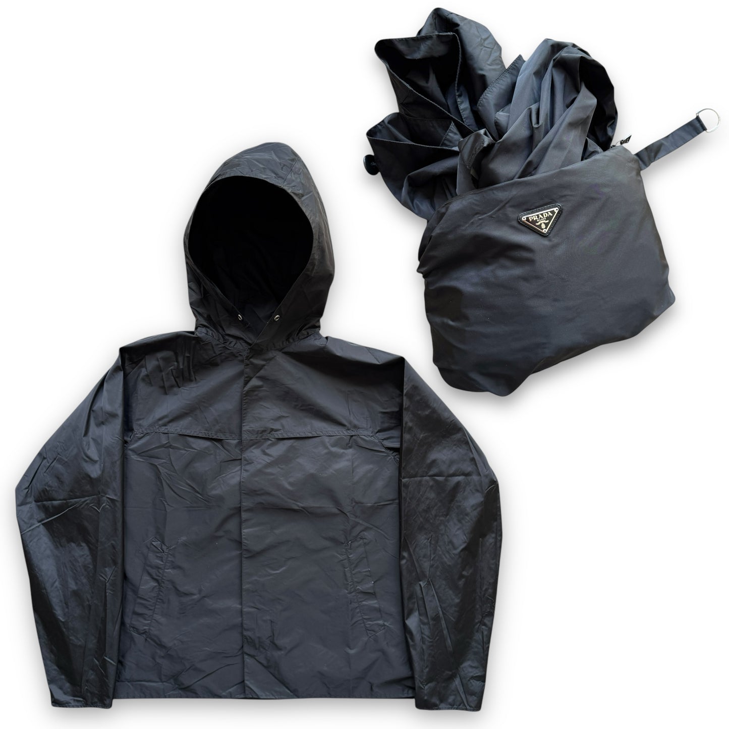 Prada Mainline Packable Superlight Rain Jacket