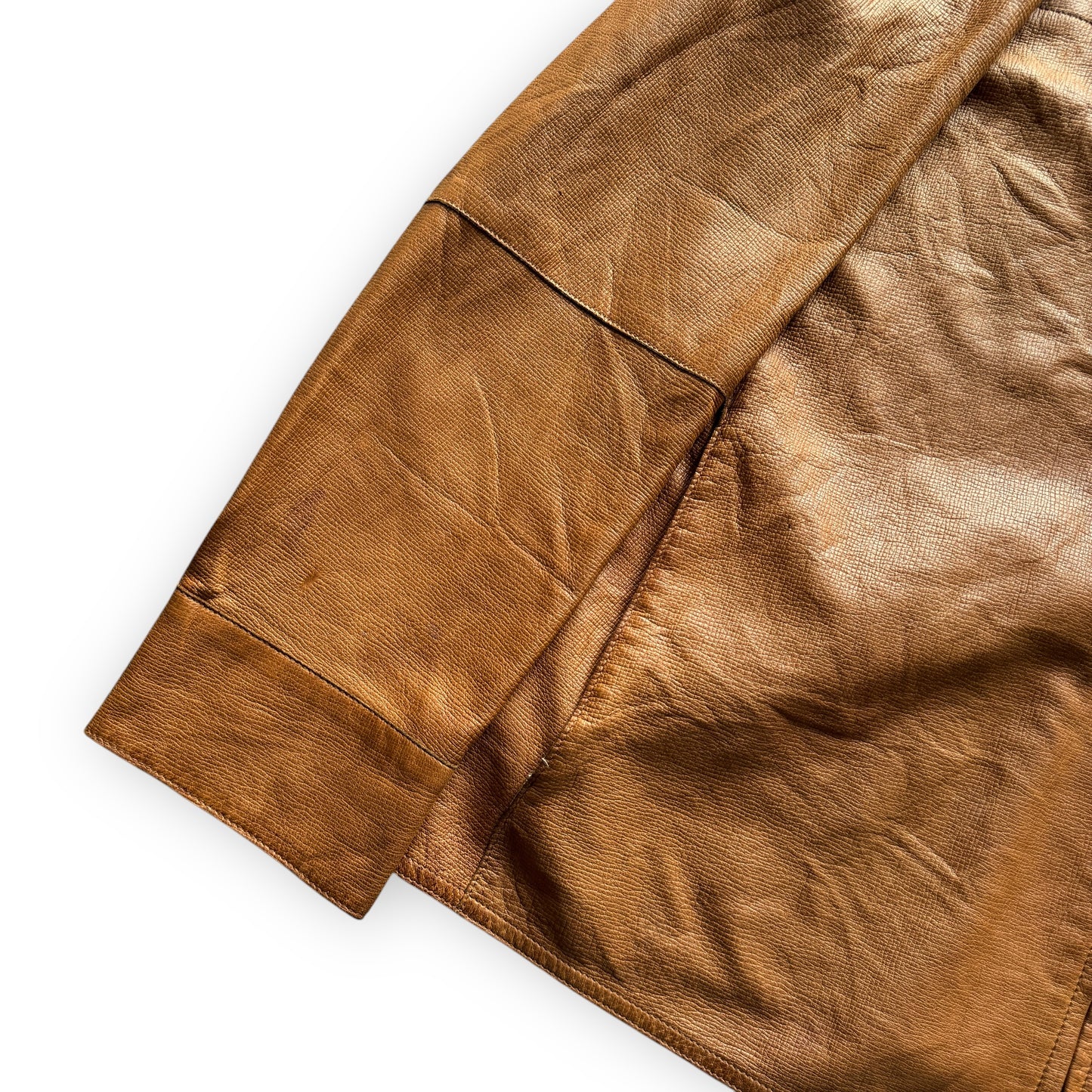 Giorgio Armani Lambskin Soft Leather Jacket