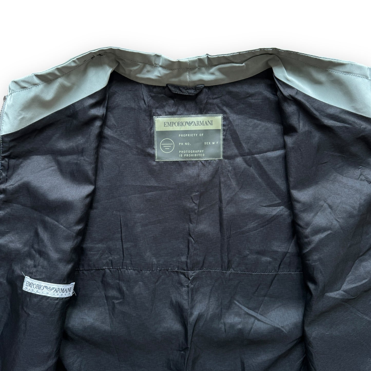 Emporio Armani Anti-Photography Vest - 2000 Runway