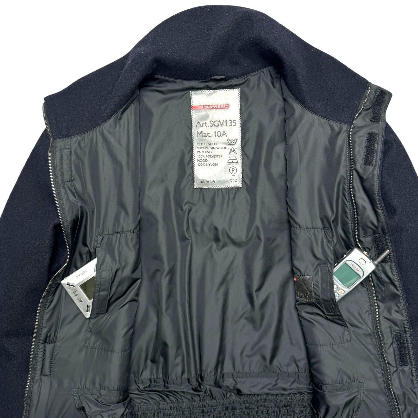 Prada Sport Wool Long Coat