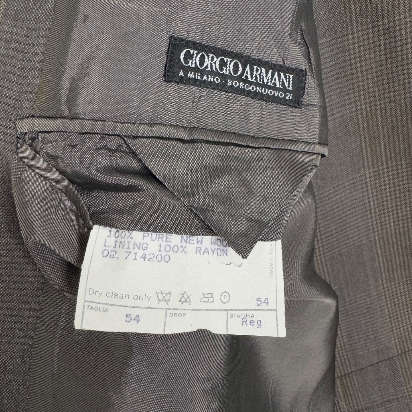 Giorgio Armani ‘Borgonuovo 21’ Double-Breasted Power Suit - 1990s