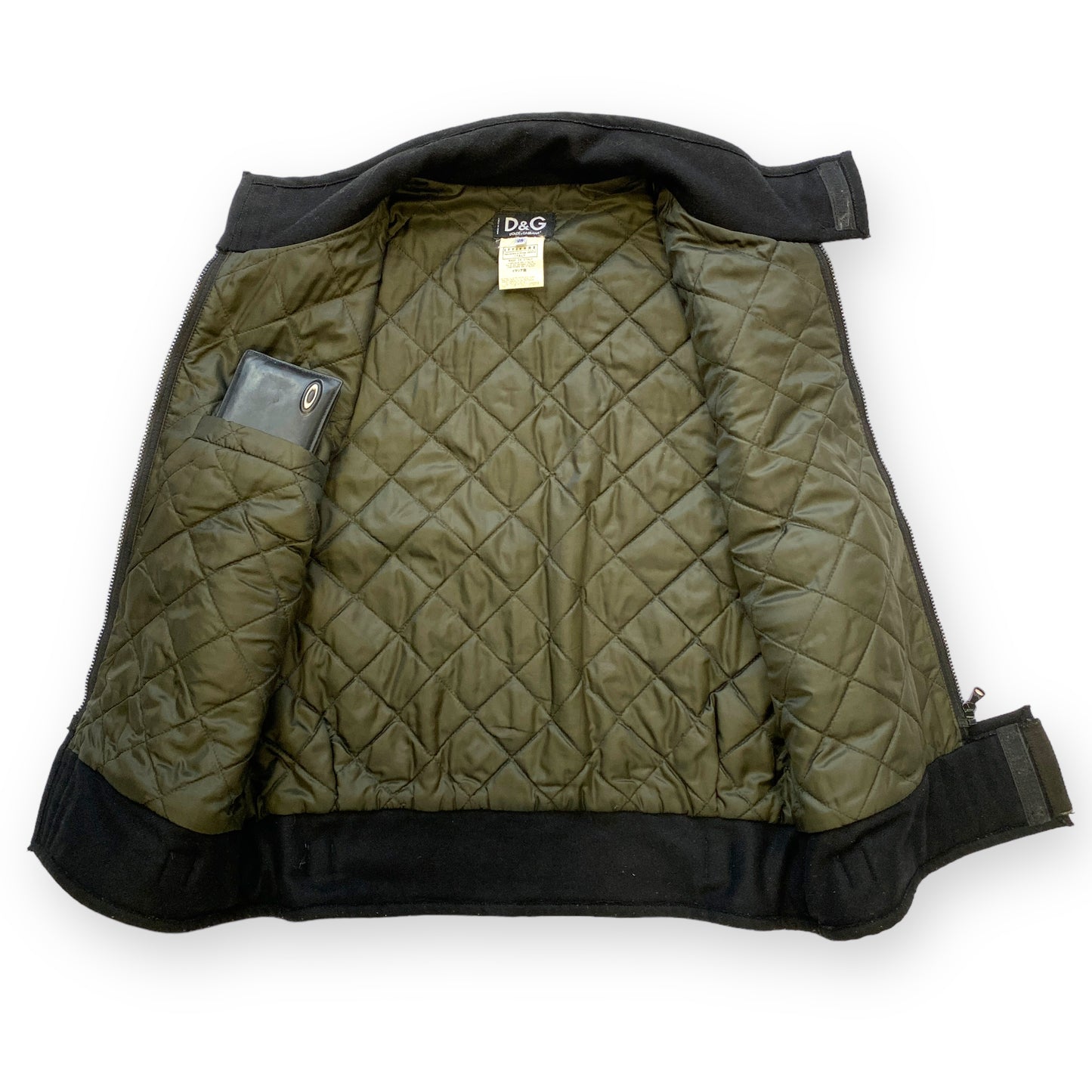 Dolce & Gabbana Convertible Wool Cargo Jacket