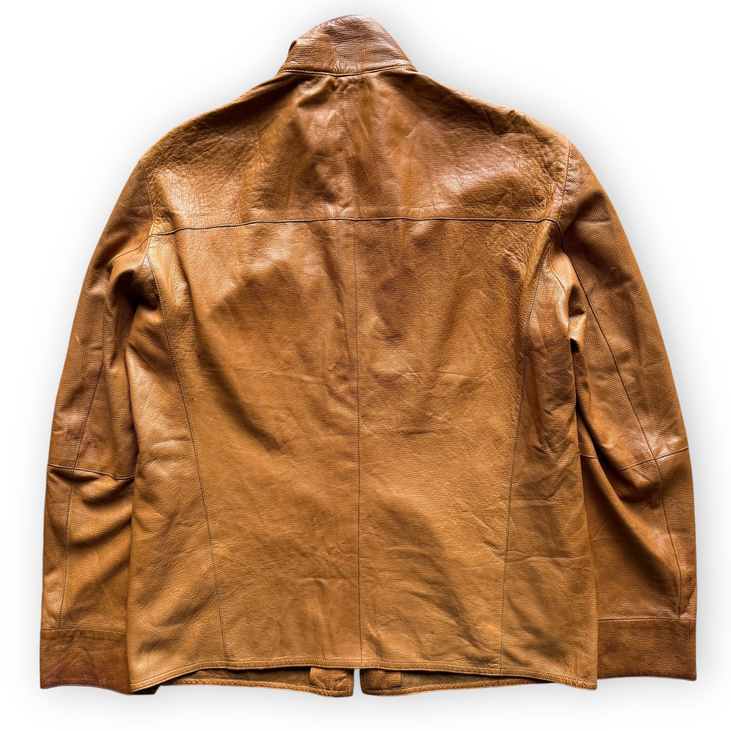 Giorgio Armani Lambskin Soft Leather Jacket