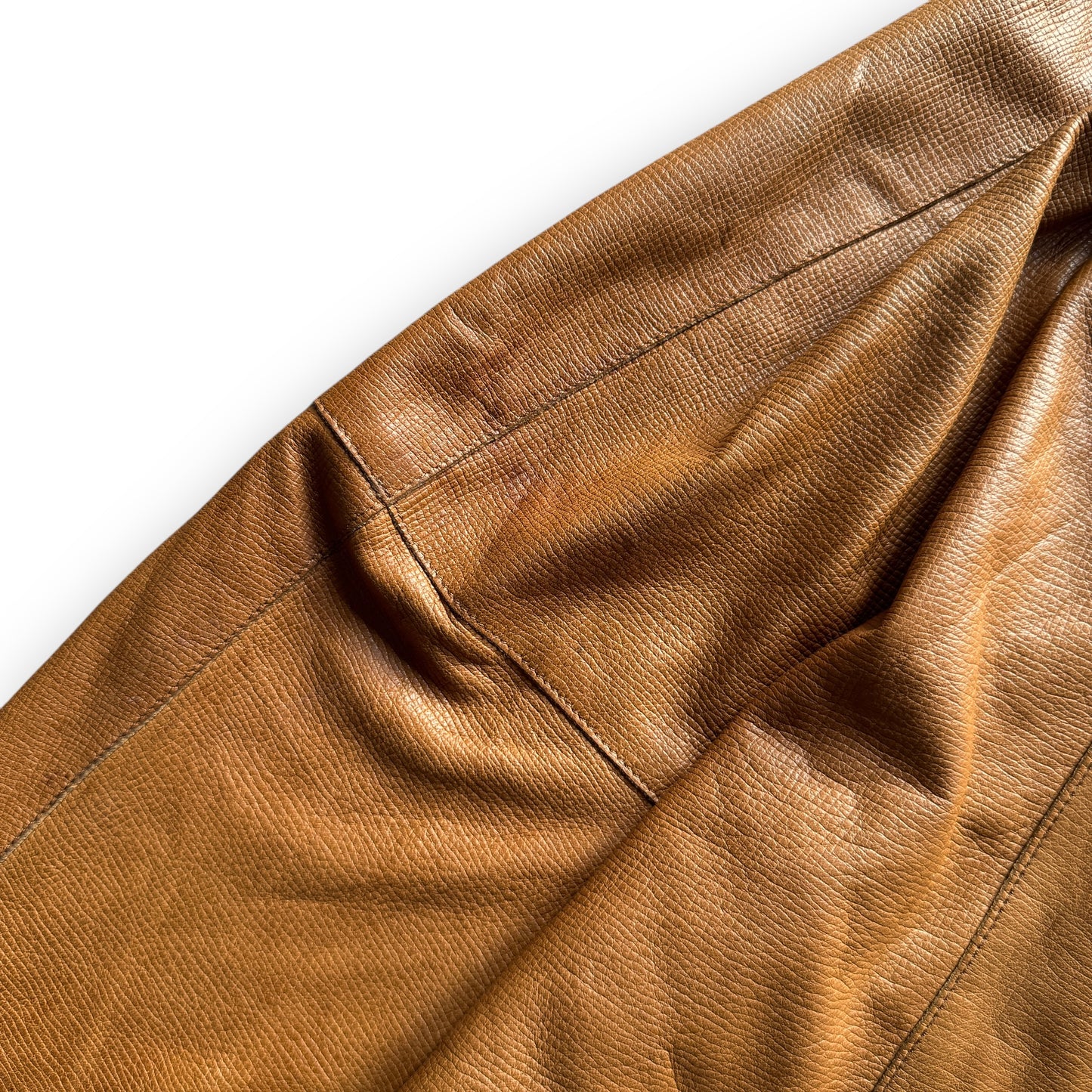 Giorgio Armani Lambskin Soft Leather Jacket