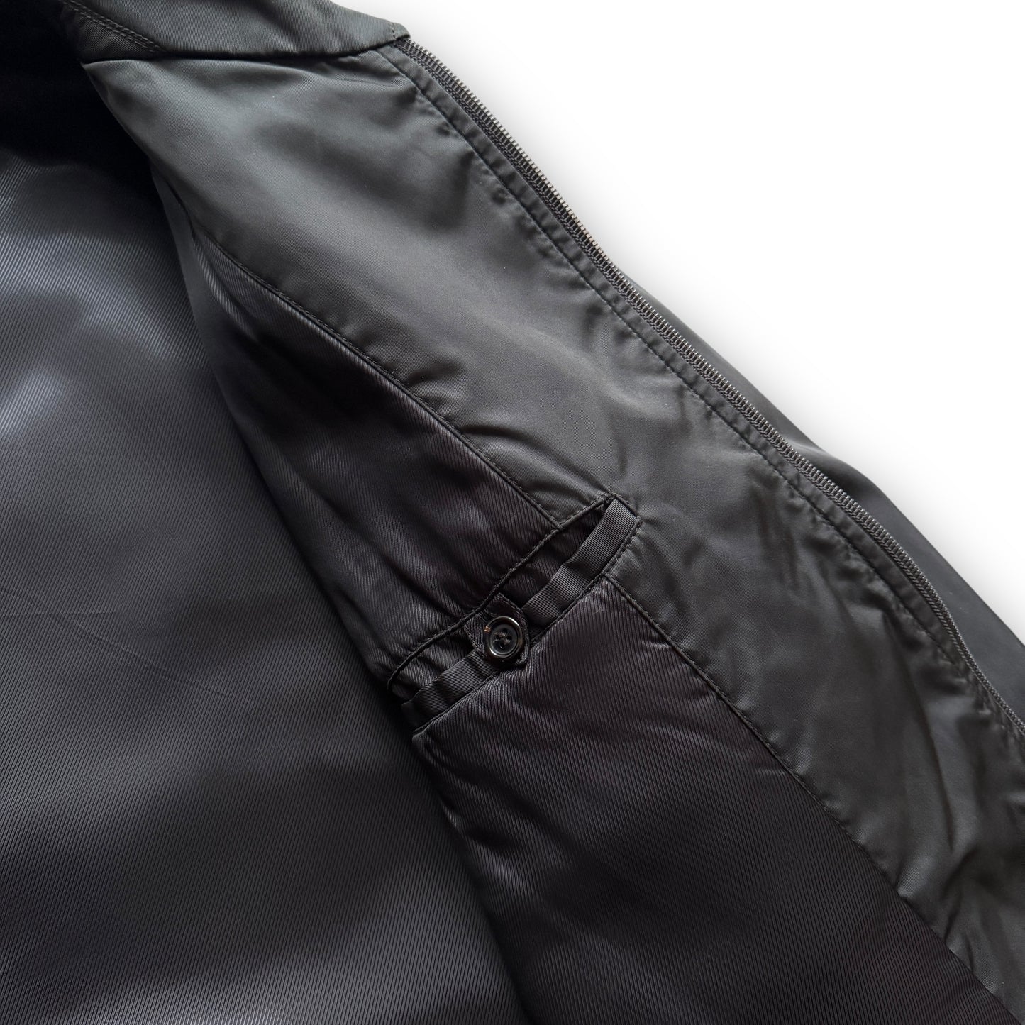 Prada Mainline Padded Double-Pocket Bomber Jacket - F/W1996