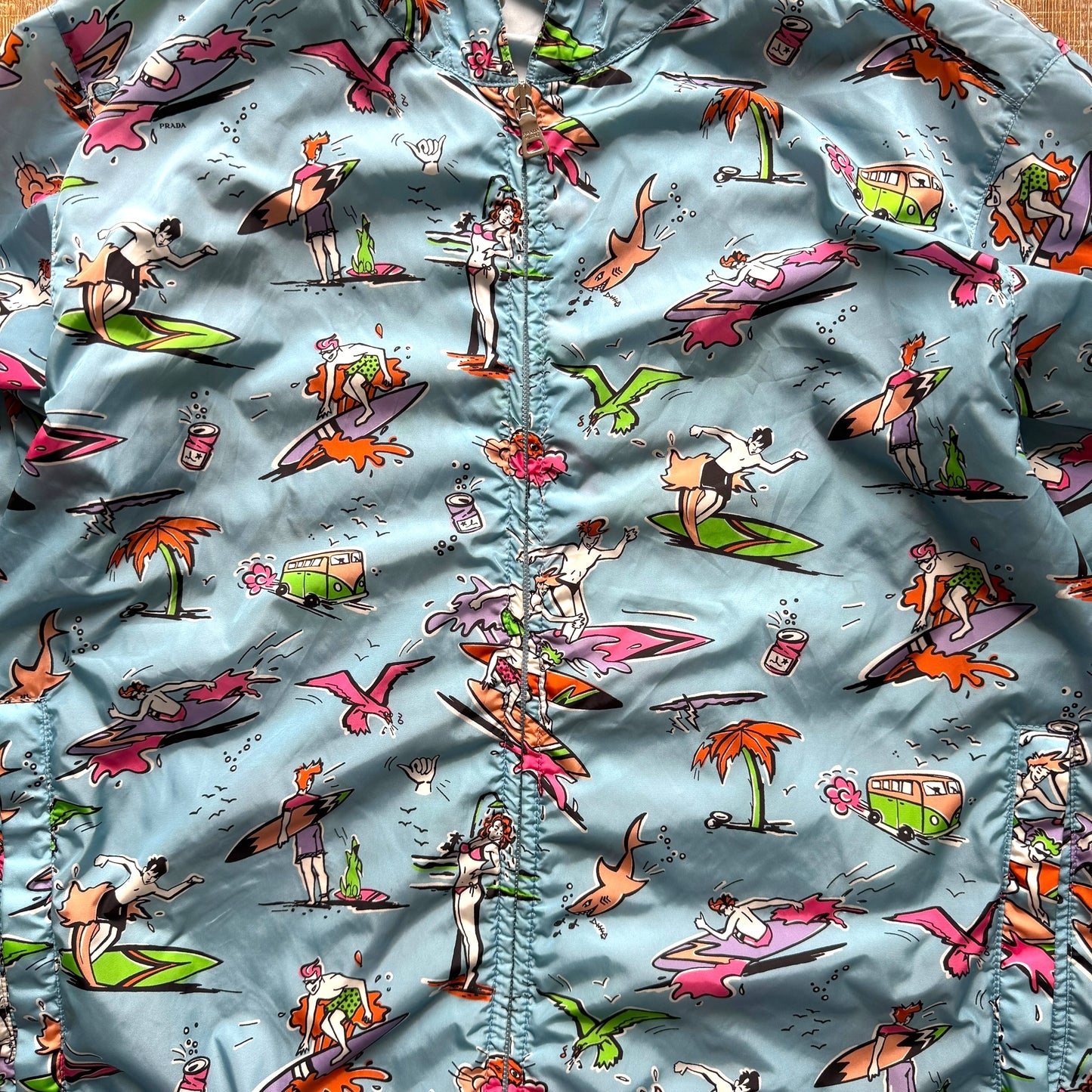 Prada Sport Summer Holiday Artwork Nylon Windbreaker - 2011
