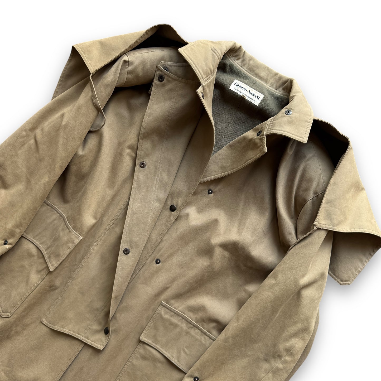 Giorgio Armani Military Long Coat - 1970s