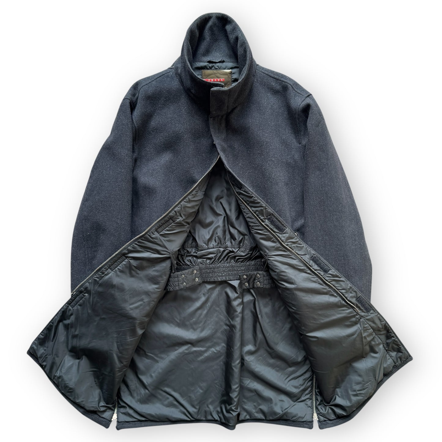 Prada Sport Wool Long Coat - FW2000