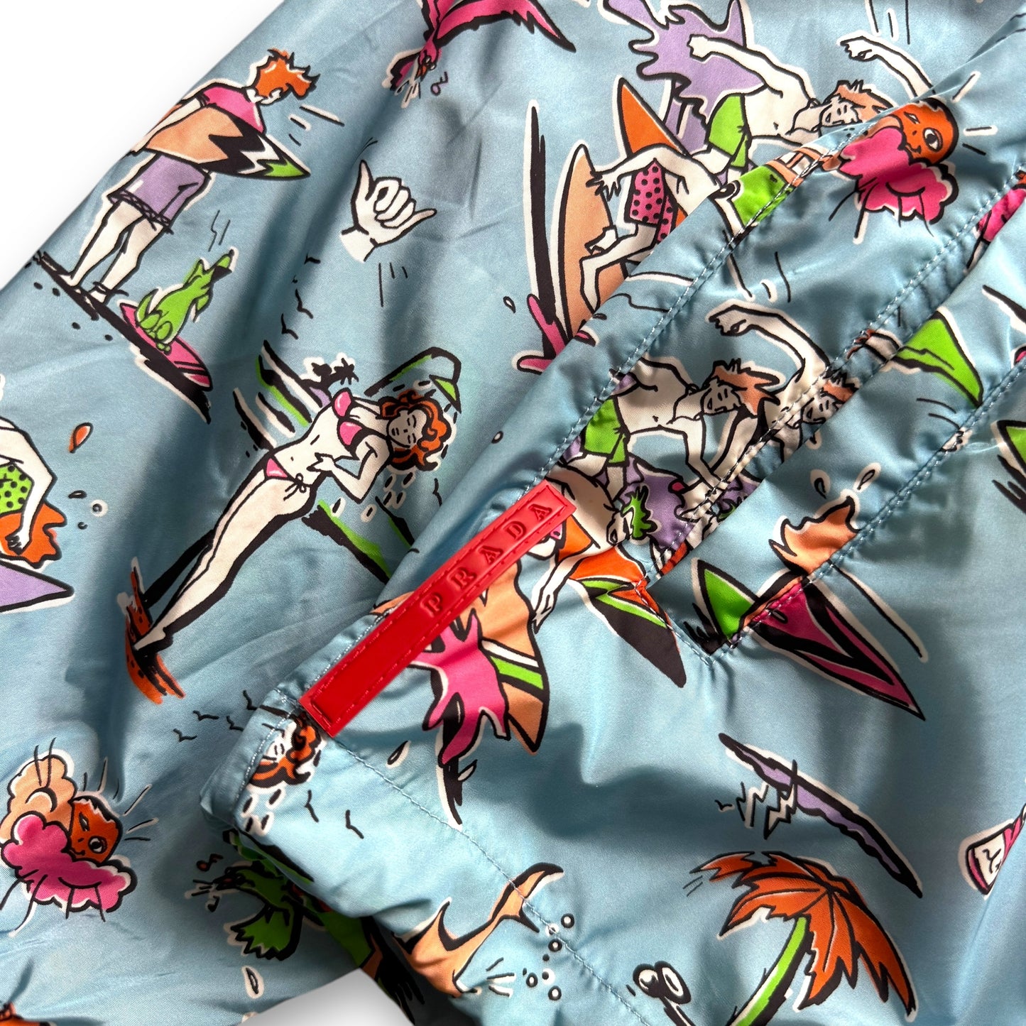 Prada Sport Summer Holiday Artwork Nylon Windbreaker - 2011